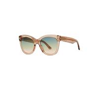 Tom Ford Wallace Round-frame Sunglasses, Black Frame, Stylish Design, Lightweight & Comfortable - Beige - One Size