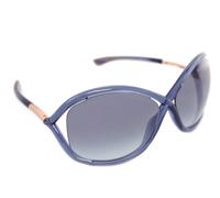 TOM FORD WHITNEY TF9 0B5 64mm Womens Butterfly Sunglasses CRYSTAL GREY GOLD RARE