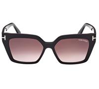 Tom Ford Woman Sunglass Winona - Frame color: Shiny Black, Lens color: Purple Mirror