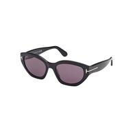 TOM FORD Woman FT1086 PENNY 01A Sunglasses Acetate Black Grey Geometric Normal