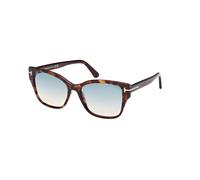 TOM FORD Woman FT1108 ELSA 52P Sunglasses Acetate Havana Green Butterfly Normal Shaded