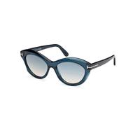 TOM FORD Woman FT1111 TONI 92P Sunglasses Acetate Blue Green Round Normal Shaded