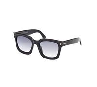 TOM FORD Woman FT1115 LEIGH-02 01B Sunglasses Acetate Black Grey Squared Normal Shaded