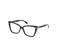TOM FORD Woman FT5844-B 5 Optical frames Injected Black Cat Eye Normal