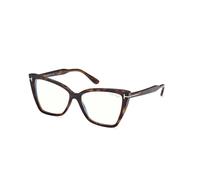 TOM FORD Woman FT5844-B 52 Optical frames Injected Havana Cat Eye Normal