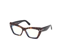 TOM FORD Woman FT6026-B 52 Optical frames Acetate Havana Cat Eye Normal