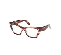 TOM FORD Woman FT6026-B 54 Optical frames Acetate Havana Cat Eye Normal