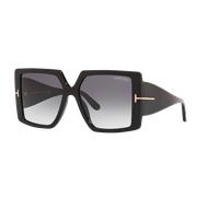Tom Ford Woman Sunglass FT0790 - Frame color: Black Shiny, Lens color: Grey Gradient