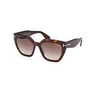 Tom Ford Cat Eye Womens Dark Havana Gradient Roviex Brown FT0939 Phoebe Sunglasses - One Size