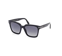 TOM FORD Woman TOM FORD FT0952 SELBY 01D Sunglasses Acetate Black Grey Squared Polarized Shaded