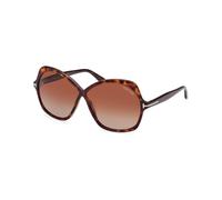 Tom Ford Butterfly Womens Dark Havana Brown Gradient Rosemin FT1013 - One Size