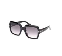 TOM FORD Woman TOM FORD FT1082 KAYA 01B Sunglasses Acetate Black Grey Squared Normal Shaded