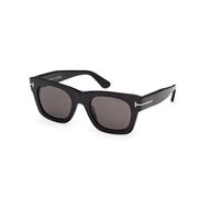 TOM FORD Woman TOM FORD FT1314 EMMA-02 01A Sunglasses Acetate Black Smoke Squared Normal