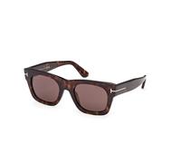 TOM FORD Woman TOM FORD FT1314 EMMA-02 52E Sunglasses Acetate Havana Brown Squared Normal