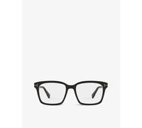 Tom Ford Womens Black Ft5661-b Acetate Square-frame Optical Glasses 49mm