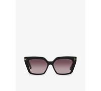Tom Ford Womens Brown Tr001637 Winona Cat Eye-frame Acetate Sunglasses 5.3cm