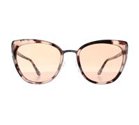 Tom Ford Women's Cat Eye Coloured Havana Brown Mirror Simona FT0717 Sunglasses Tom Ford Brown One Size