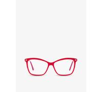 Tom Ford Womens Pink Ft5687 Rectangular-frame Acetate Optical Glasses