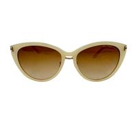 Tom Ford Women's Preloved Cat-Eye Tinted Sunglasses in Ecru Acetate