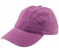 Tom Franks Ladies Cotton Stonewashed Baseball Cap - Pink, One Size
