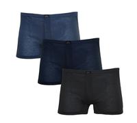 Tom Franks Men's Plain Jersey Boxer Shorts (3 Pairs) in Jet Black | Size: Medium Tom Franks Jet Black M