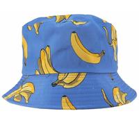 Tom Franks Mens Reversible Printed Bucket Sun Hat in Bananas Blue, Size: Medium-Large