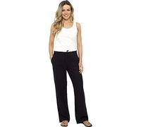 Tom Franks Women's Trousers Black Black UK 12