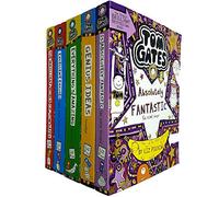 Tom Gates Series 1 Liz Pichon Collection 1 - 5 Books Set (The Brilliant World of Tom Gates, Excellent Excuses, Genius Ideas, Everything's Amazing, Is Absolutely Fantastic)