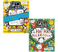 Tom Gates Series 22-23 Collection 2 Books Set By Liz Pichon (Book of Everything & is Ha! Ha! Hilarious)