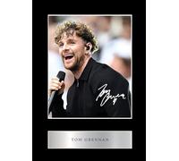 Tom Grennan Pre Printed Signature Signed Mounted Photo Display #1 Printed Autograph Picture 10x8 Inch Mount
