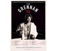 Tom Grennan UK Tour 2025 A3 A4 Print Poster Wall Art Home Decor Album Gift Present Photo Living Room Dining Room Bedroom Concert Gig Concert (A3)