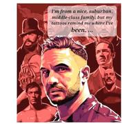 Tom Hardy actor English motivational Inspirational quotes tv series fridge Magnet handmade gift idea 6x7 Cm APPROX (10)