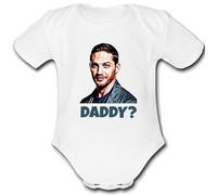 TOM HARDY Unique Baby Vest Baby Grow Babygrow Boys Girls UNISEX cute funny GIFT present for a DADDY?