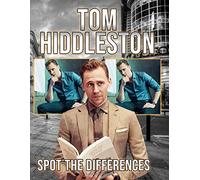 Tom Hiddleston Spot The Difference: Impressive Activity Find The Difference Books For Kid And Adult, Original Birthday Present / Gift Idea