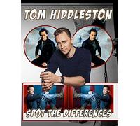 Tom Hiddleston Spot The Difference: Tom Hiddleston Great Adult Picture Puzzle Activity Books For Women And Men