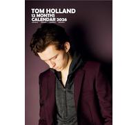 Tom Holland, 2026 Calendar, A3, Wirobound, Full Colour, Free Pack of Calendar Stickers