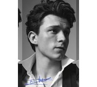 Tom Holland Autographed Signed A4 Photo Print