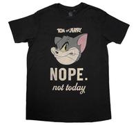 Tom And Jerry Not Today T Shirt Warner Bros Black XL