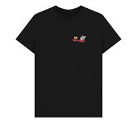 Tom & Jerry Classic Faces Black T-Shirt | Size: Small Tom & Jerry Black S