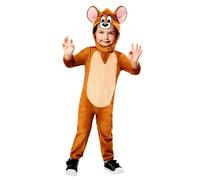 Rubies 10009313T000 Jerry Toddler Costume Tom Kids Fancy Dress, Boys, Girls, Brown, 2-3 Years Halloween Halloween