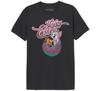 Tom&Jerry Happy Easter Tom and Jerry METOMJETS010 Men's T-Shirt, Black, Size S, Black, S