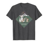 Tom & Jerry It's Time for Adventure T-Shirt, Men, Dark Heather Grey, Medium