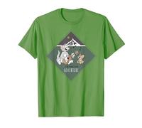 Tom & Jerry It's Time for Adventure T-Shirt, Men, Grass Green, Small