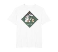 Tom & Jerry It's Time for Adventure T-Shirt, Men's Big and Tall, White, 4X Tall