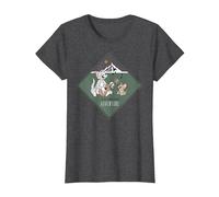 Tom & Jerry It's Time for Adventure T-Shirt, Women, Dark Heather Grey, Medium