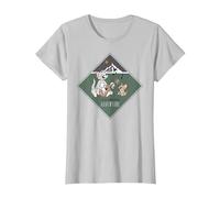 Tom & Jerry It's Time for Adventure T-Shirt, Women, Silver Grey, X-Small