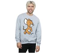 Tom & Jerry Men's Angry Mouse Cotton Sweatshirt in Grey | Size: Small Tom & Jerry Grey S