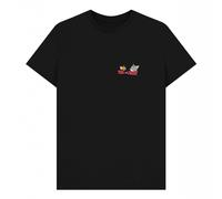 Tom & Jerry Men's Classic Faces T-Shirt in Black | Size: Small Tom & Jerry Black S