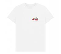 Tom & Jerry Men's Classic Faces T-Shirt in White | Size: Small Tom & Jerry White S