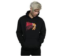 Tom & Jerry Men's Macho Mouse Hoodie in Black | Size: 2XL Tom & Jerry Black 2XL